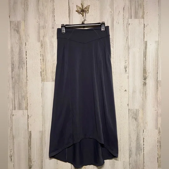 Athleta Grey Thrones High/Low Jersey Maxi Skirt Small - Picture 3 of 10
